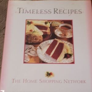 Timeless Recipes Cookbook by - Red and White Cover